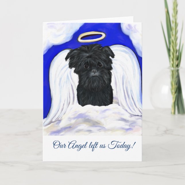 Affenpinscher ANGEL Card (Front)