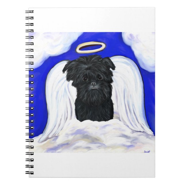 Affenpinscher Angel Notebook (Front)