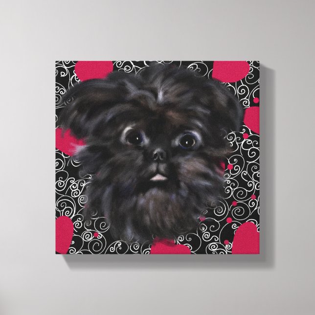Affenpinscher Canvas Print (Front)