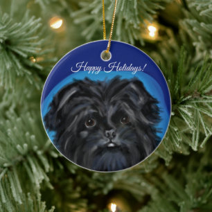 AFFENPINSCHER CERAMIC TREE DECORATION
