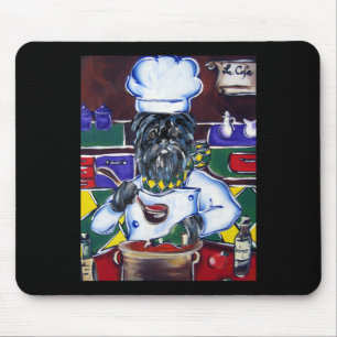 Affenpinscher Chef Mouse Pad