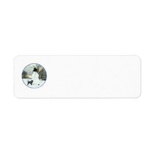 Affenpinscher Christmas Return Address Labels