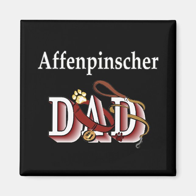affenpinscher dad Magnet (Front)