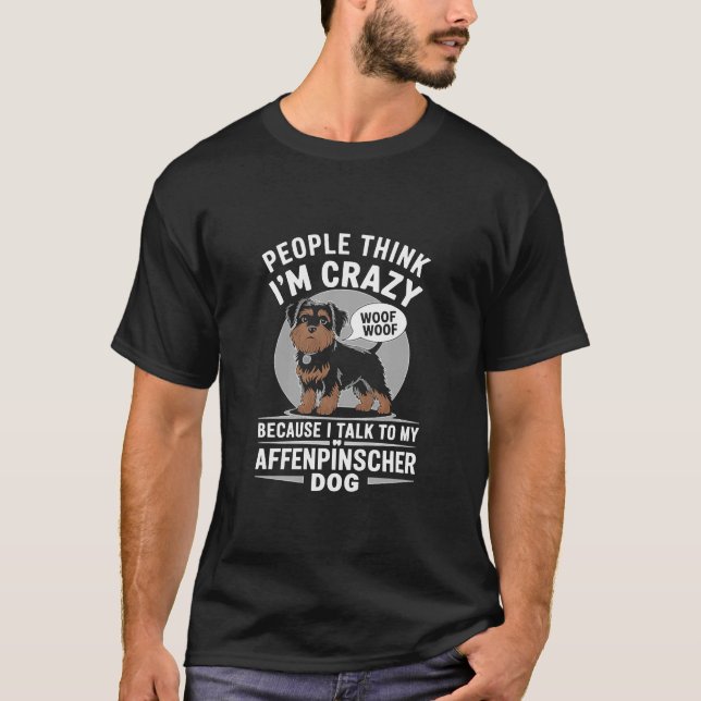 Affenpinscher Dog  T-Shirt (Front)