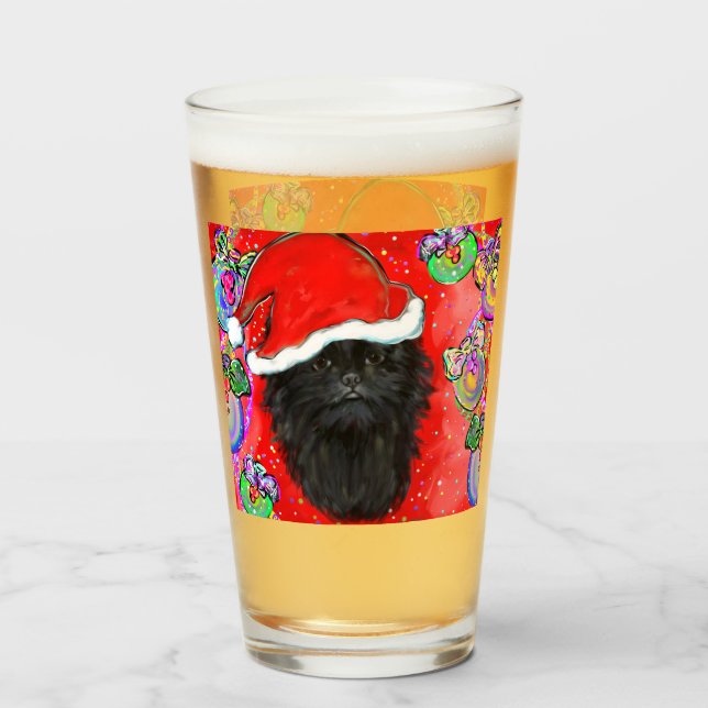 Affenpinscher Glass (Front Filled)