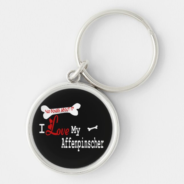 Affenpinscher I Love My Key Ring (Front)
