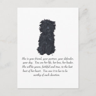 Affenpinscher Keepsake Postcard