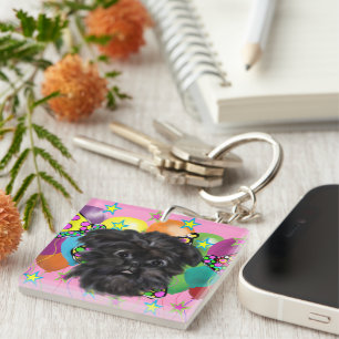 Affenpinscher key ring
