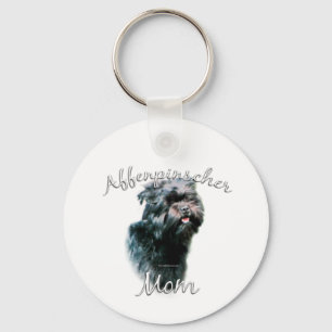 Affenpinscher Mom 2 Key Ring