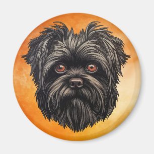 Affenpinscher Monkey Dog Affens Terrier Magnet