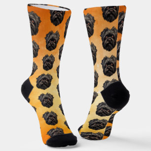 Affenpinscher Monkey Dog Affens Terrier Socks