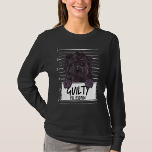 Affenpinscher Mugshot Guilty Dog T-Shirt