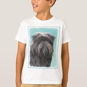 Affenpinscher Painting - Cute Original Dog Art T-Shirt