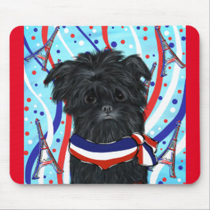 Affenpinscher Paris Mouse Pad