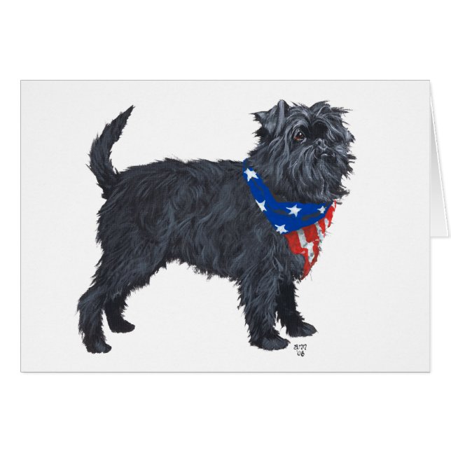 Affenpinscher Patriotic (Front Horizontal)