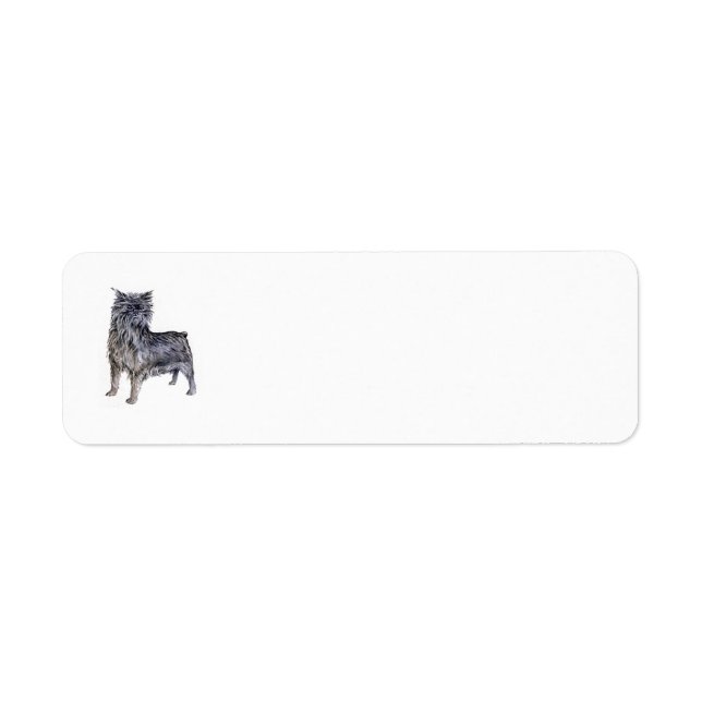 Affenpinscher Return Address Label (Front)