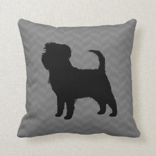 Affenpinscher Silhouette Cushion