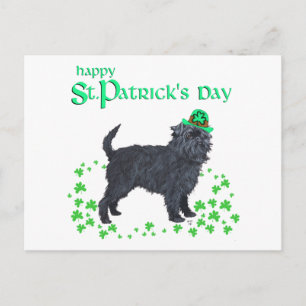 Affenpinscher St Patricks Day Postcard