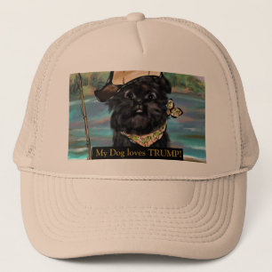 Affenpinscher trucker hat
