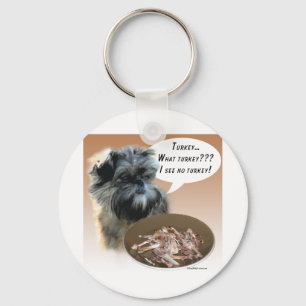 Affenpinscher Turkey Key Ring