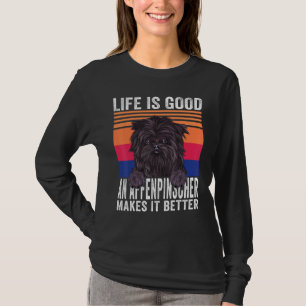 Affenpinschers Makes Your Life Good Vintage T-Shirt