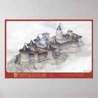 Affiche CHÂTEAU-GAILLARD - On the sea of winter mi