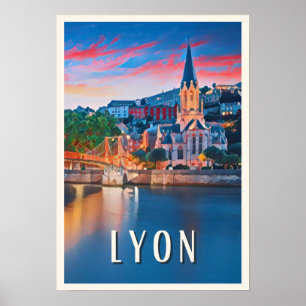 Affiche Lyon Photo Vintage  Poster