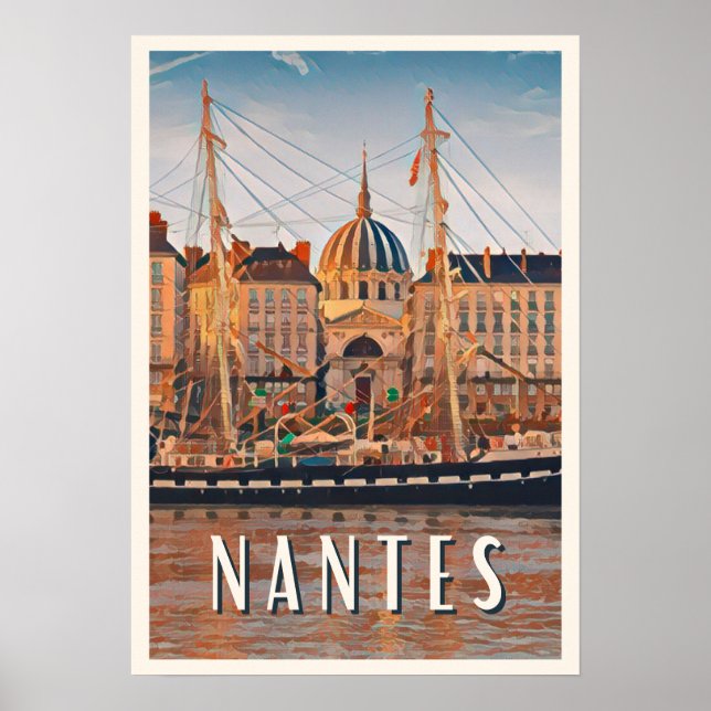 Affiche Nantes Photo Vintage  Poster (Front)