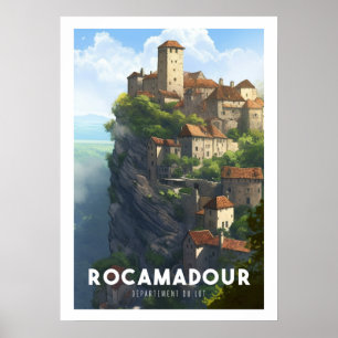 Affiche Rocamadour - France - Département du Lot Poster