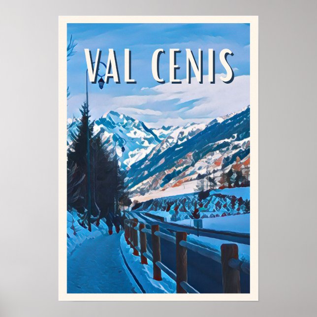 Affiche Val-Cenis Station de ski  Poster (Front)