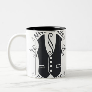 Affiliated With The Hustlers Two-Tone Coffee Mug