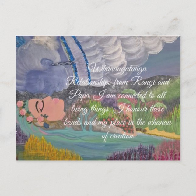 Affirmation card Whanaugatanga (Front)