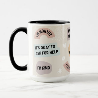 Affirmation Mug with Positive Quotes