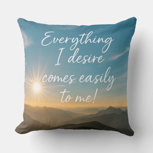 Affirmation on your pillow (Front)
