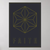Affirmation poster to have faith and be grateful