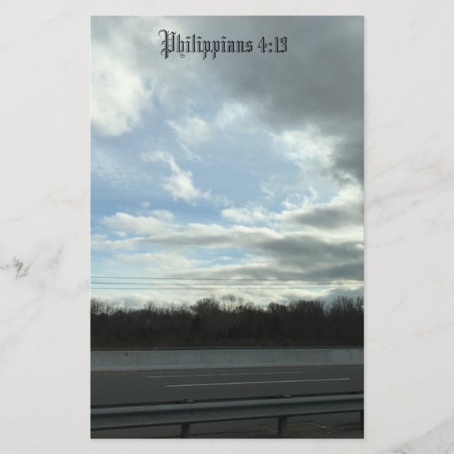 Affirmation  stationery (Front)