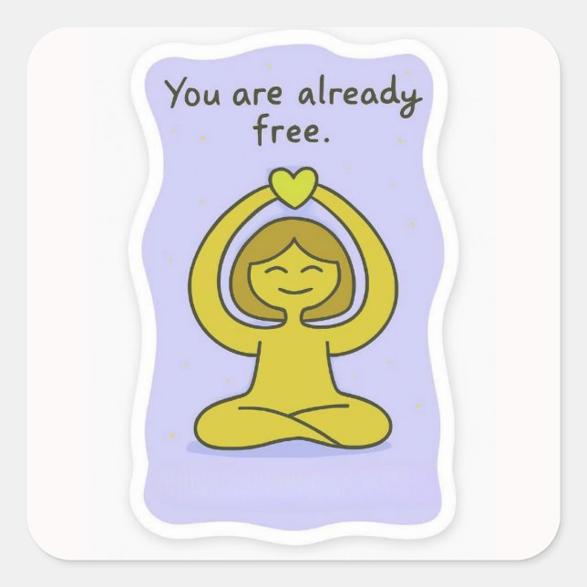 Affirmation sticker  (Front)