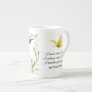 Affirmation Yellow Butterfly Speciality Mug