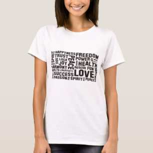 affirmations black - background clear T-Shirt