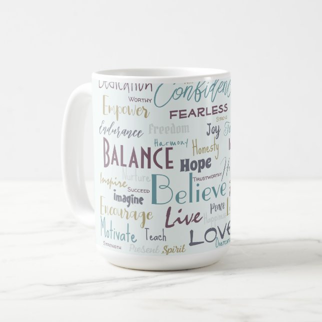Affirmations   coffee mug (Front Left)