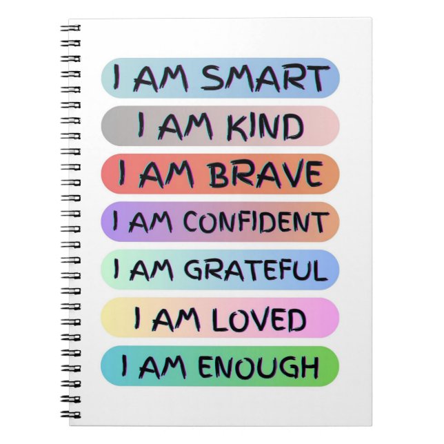 Affirmations for Kids,  Notebook (Front)