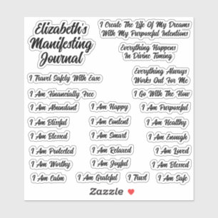 Affirmations For Vision Board And Journal Vinyl