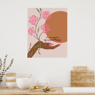 Affirmations on a Platter IV Poster