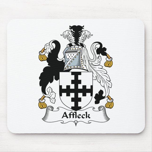 Affleck Family Crest Mouse Pad (Front)