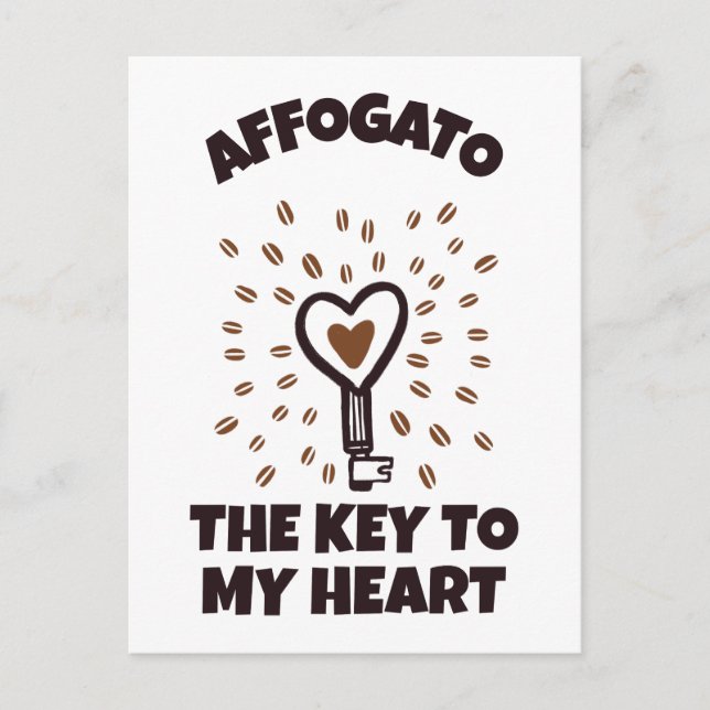 Affogato  postcard (Front)