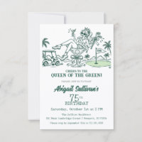 Affordable 75th Birthday Queen of the Green Golf