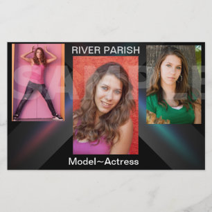 Affordable Model Headshot Comp Cards Zed