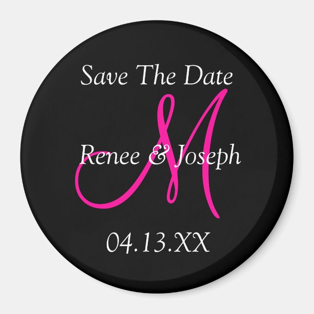 Affordable Save The Dates Magnets (Front)