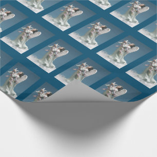 Affrican American Angel and Dove Wrapping Paper