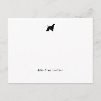 Afgan Hound Note Card